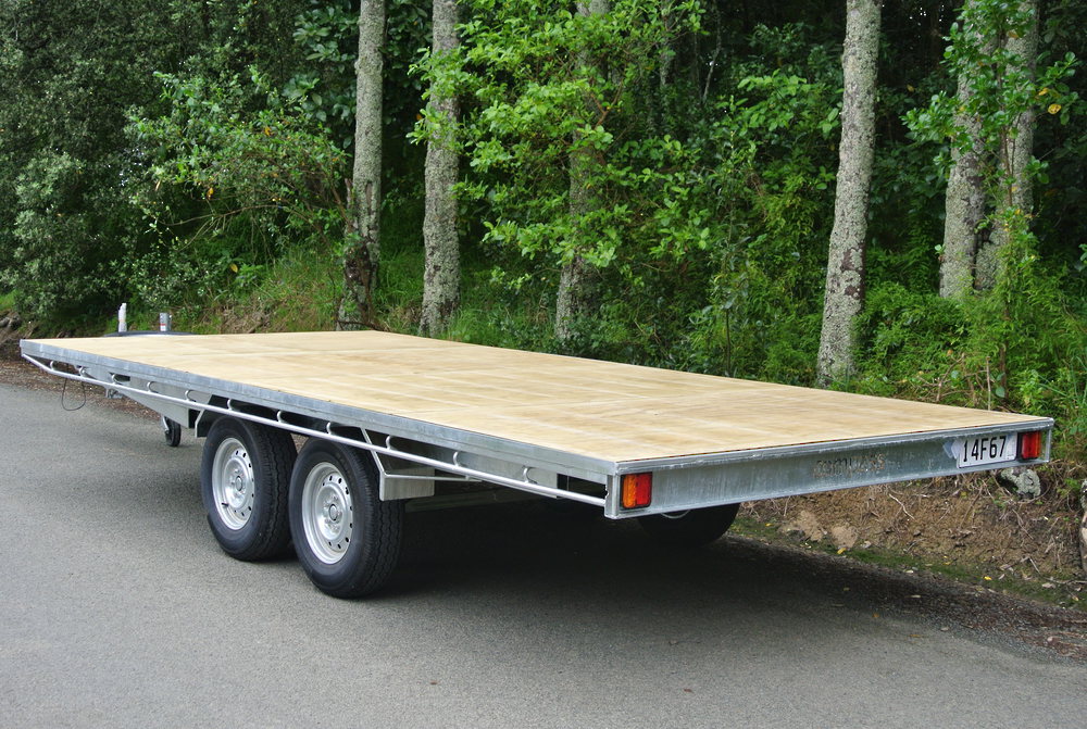 Flat Deck Tandem 4820 x 2200mm 3500kg GVM 4 Wheel European Braking image 2